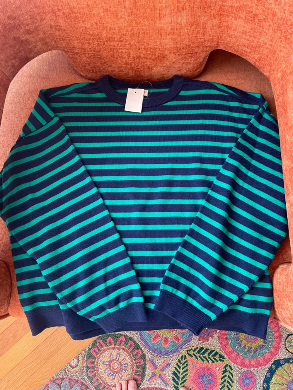 J. Crew Women’s Striped Crewneck Sweater